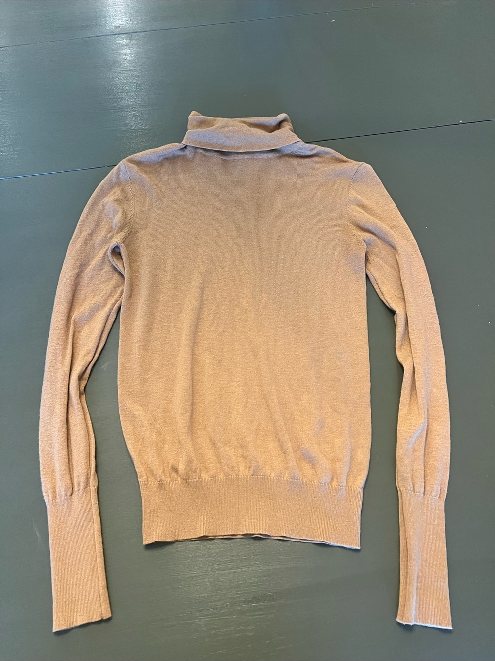 Zara Men's Tan Turtleneck Sweater